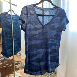 Lucky Brand Blue Camo T-Shirt